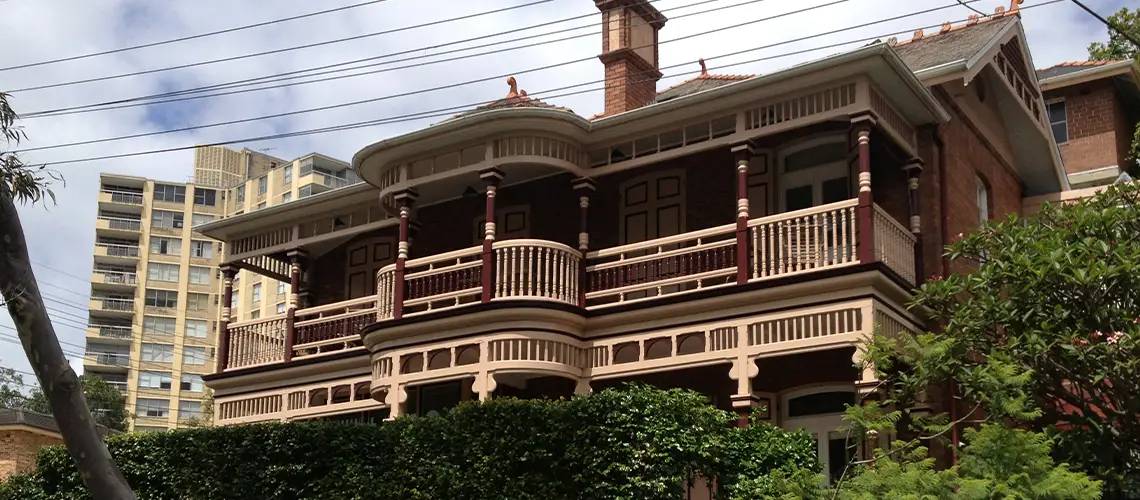 Stunning heritage home facade in Melbourne